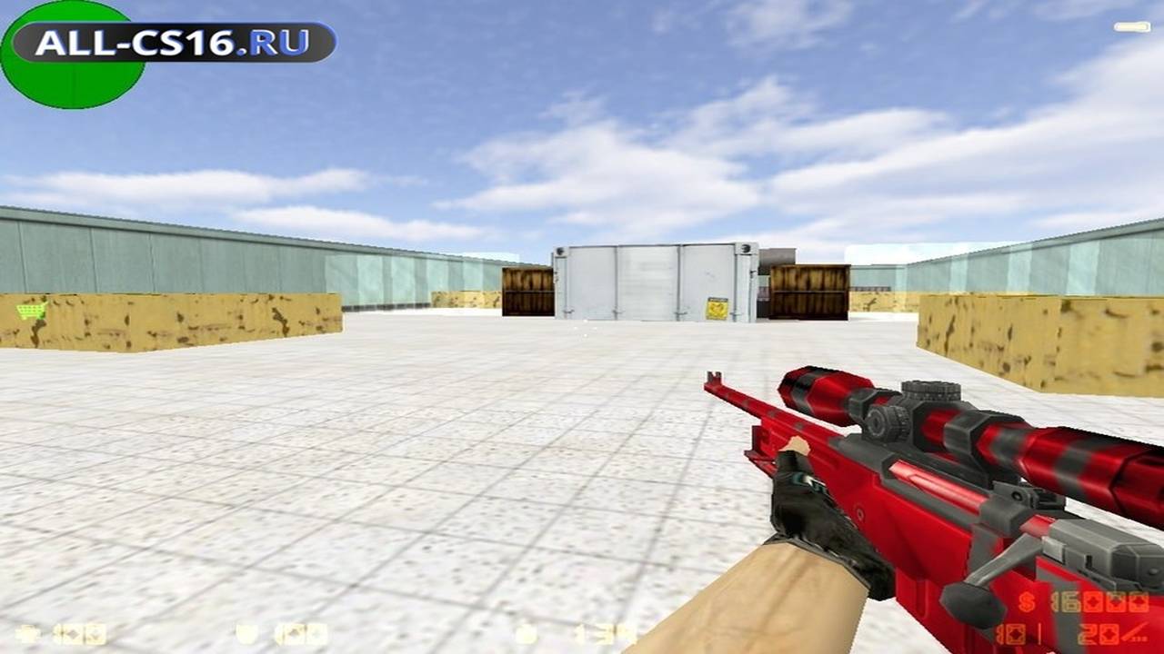 Карта «scout_arena» для CS 1.6 для CS 1.6