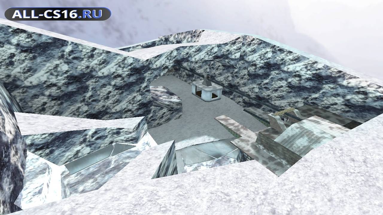 Карта «scout_cliffsnow» для CS 1.6 для CS 1.6