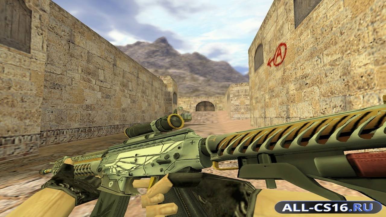 Модель оружия для CS 1.6 - SG-552 SG-553 Полет