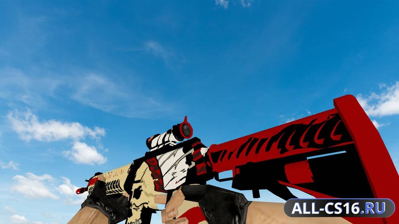 Модель оружия для CS 1.6 - SG-552 SG-553 Apache