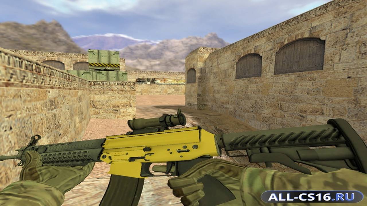Модель оружия для CS 1.6 - SG-552 SG-553 Бульдозер