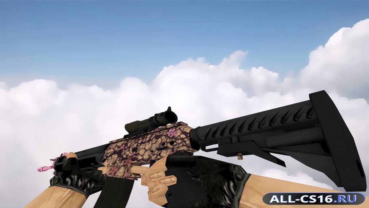 Модель оружия для CS 1.6 - SG-552 SG 553 | Пустынное цветение (Desert Blossom)