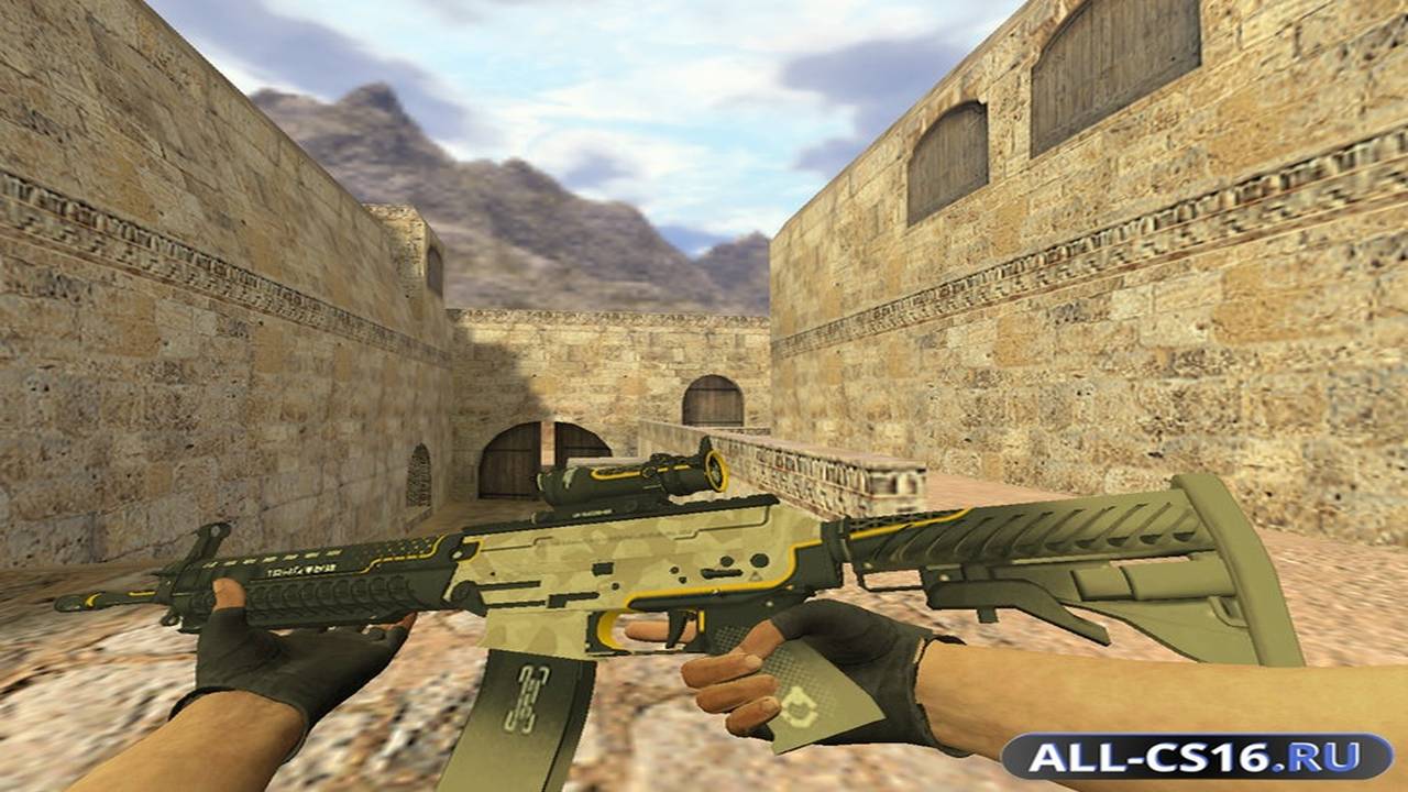 Модель оружия для CS 1.6 - SG-552 SG-553 Триарх
