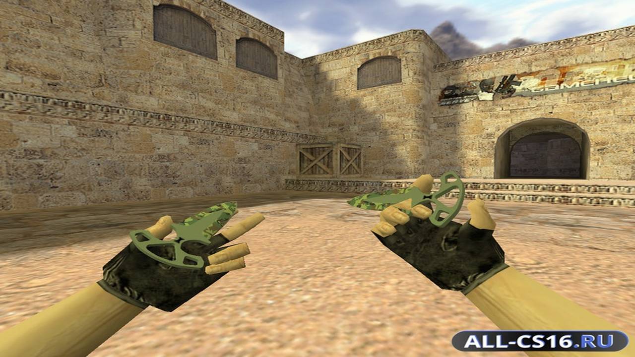 Модель оружия для CS 1.6 - Тычковые ножи Северный лес