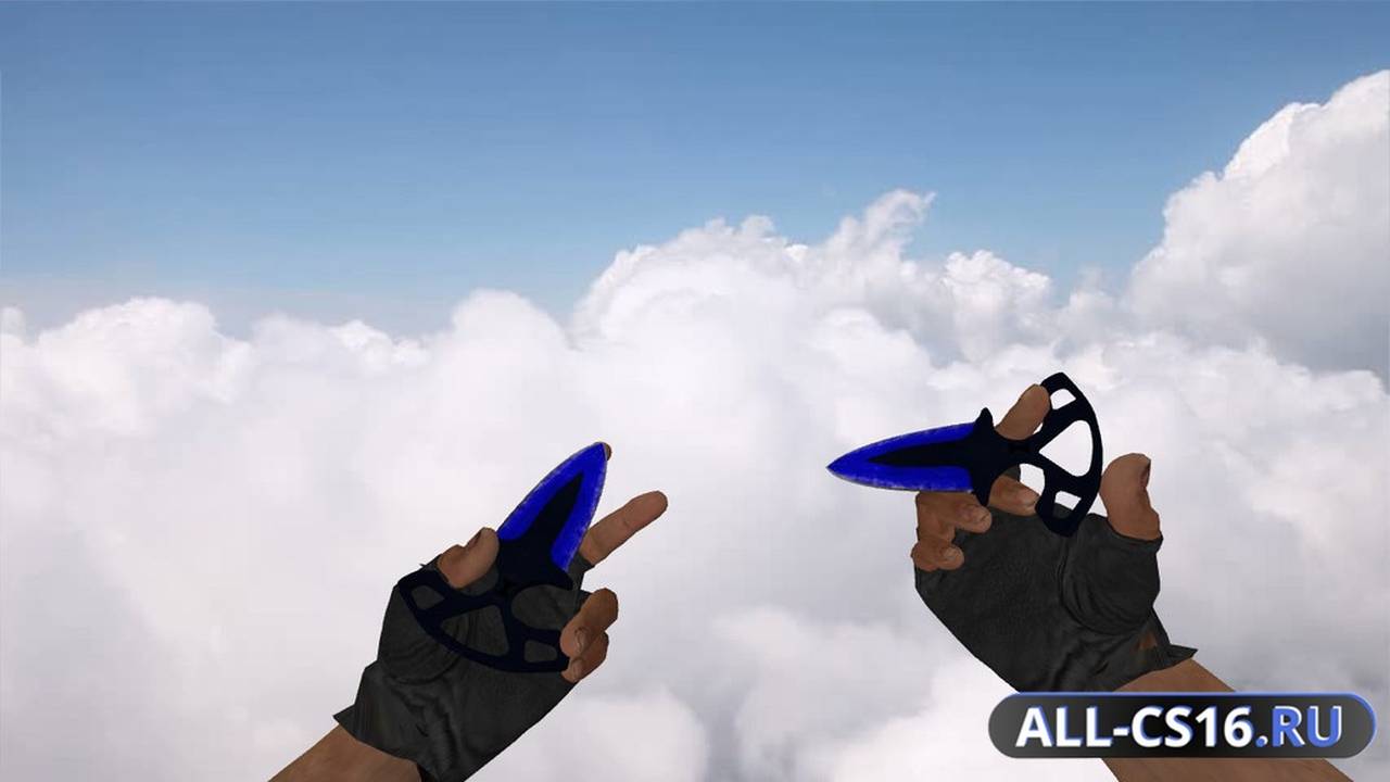 Модель оружия для CS 1.6 - Shadow Daggers Doppler Sapphire