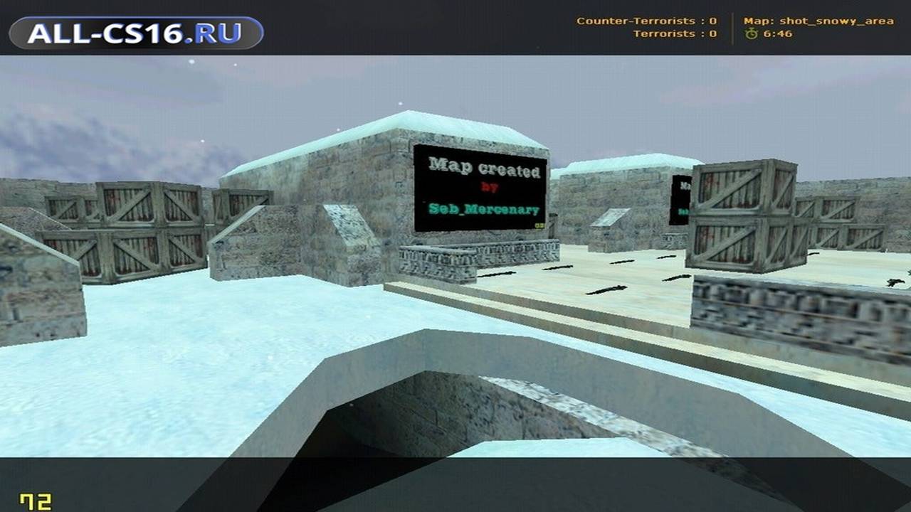 Карта «shot_snowy_area» для CS 1.6 для CS 1.6