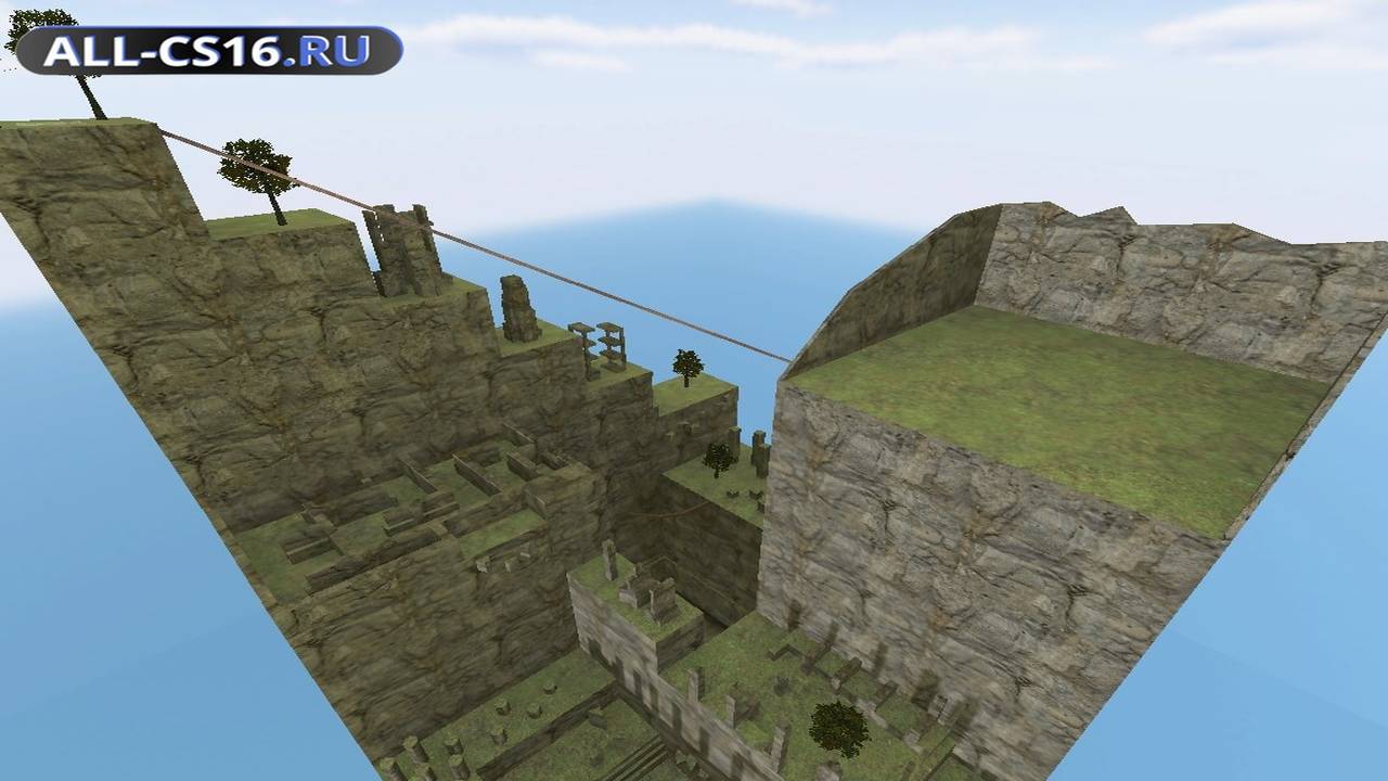 Карта «smk_kzsca_mountaincliffs» для CS 1.6 для CS 1.6