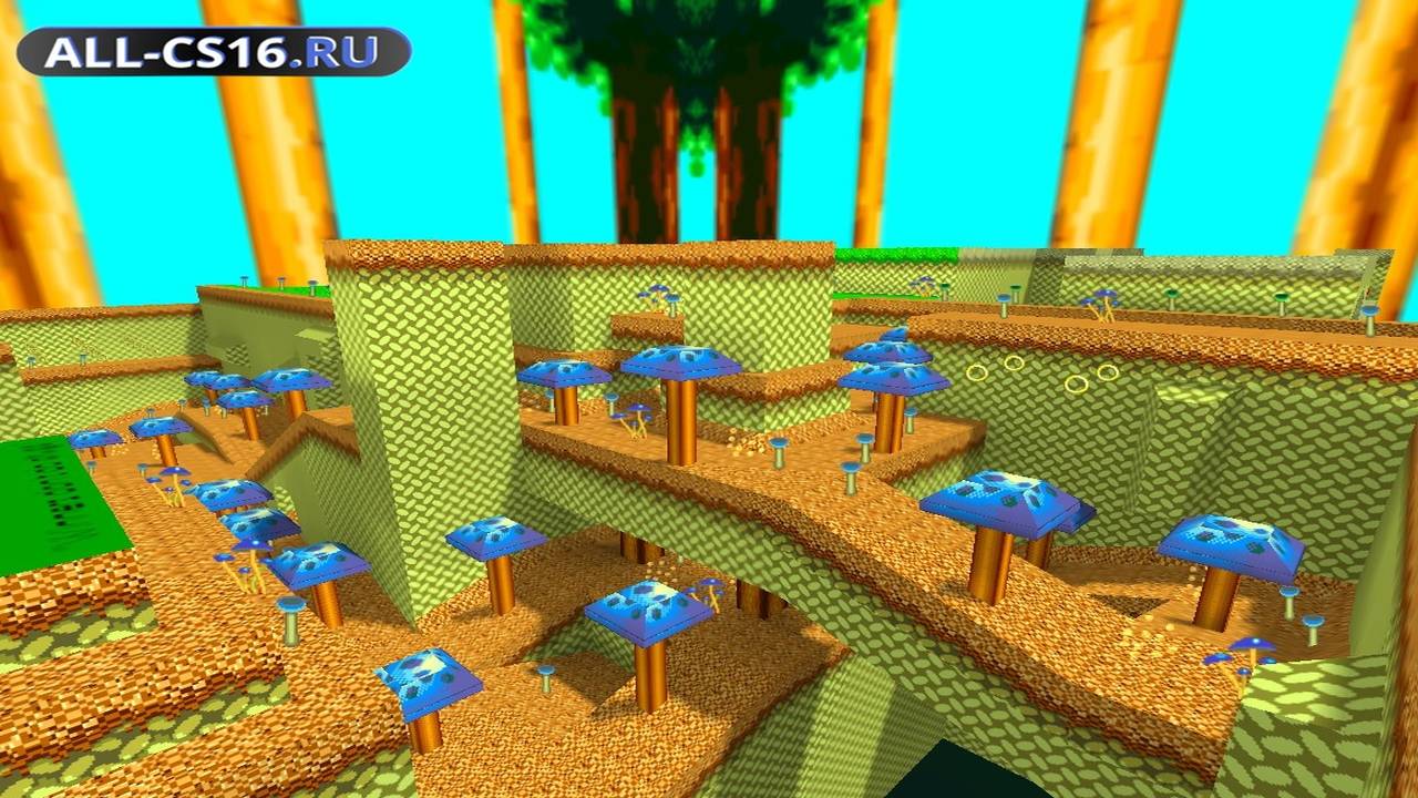 Карта «sonic_mushroomhill» для CS 1.6 для CS 1.6