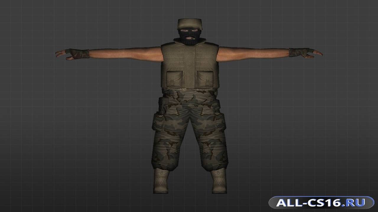 Модель игрока для CS 1.6 - Сыны пустини