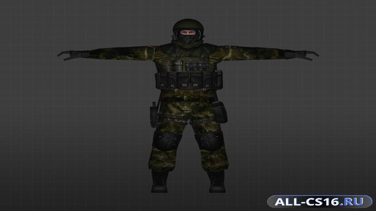 Модель игрока для CS 1.6 - Спецназ АЛЬФА