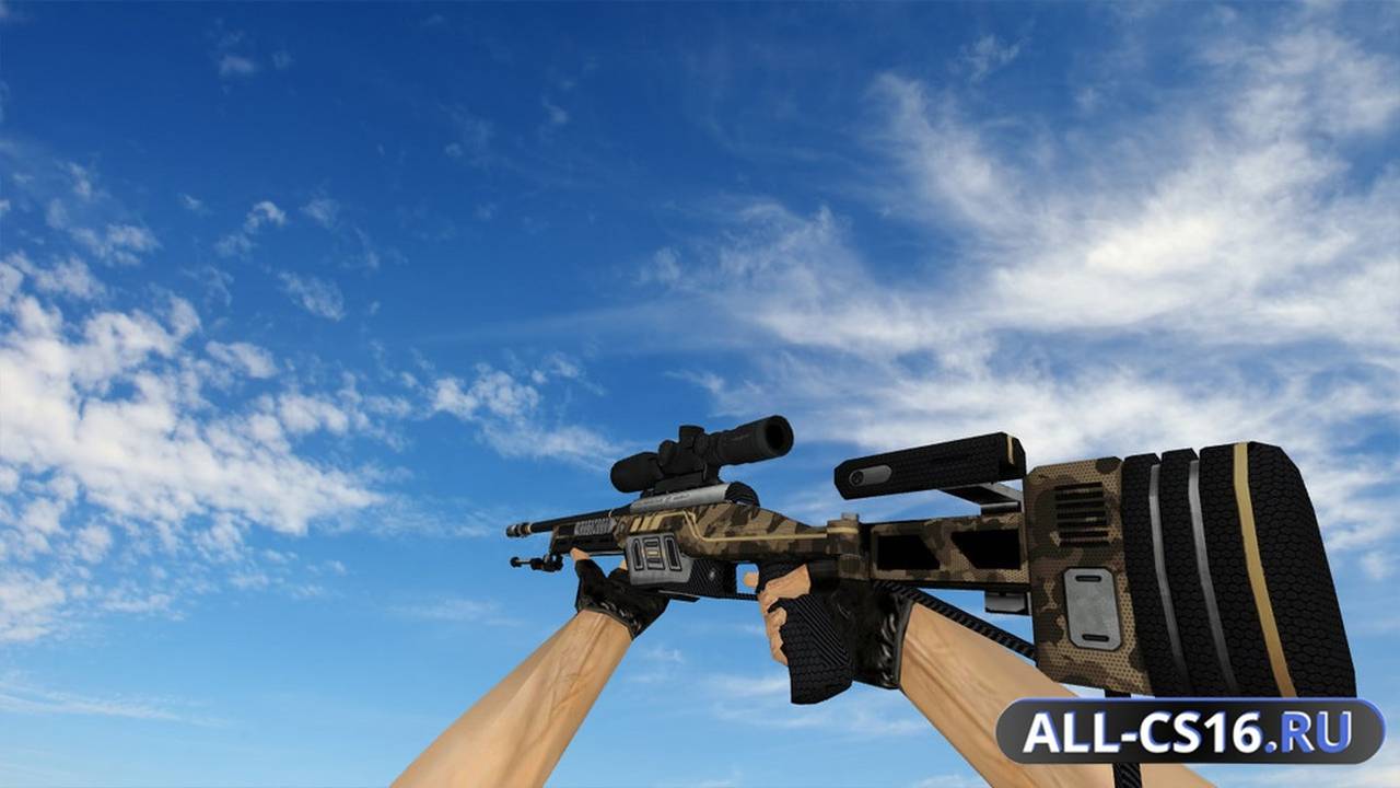 Модель оружия для CS 1.6 - Scout SSG 08 Comebacker