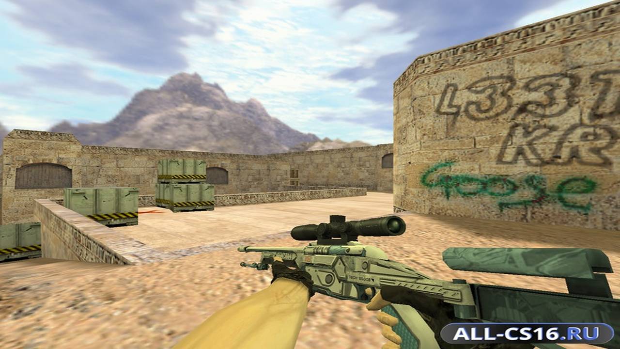 Модель оружия для CS 1.6 - Scout SSG-08 Призрачный фанатик