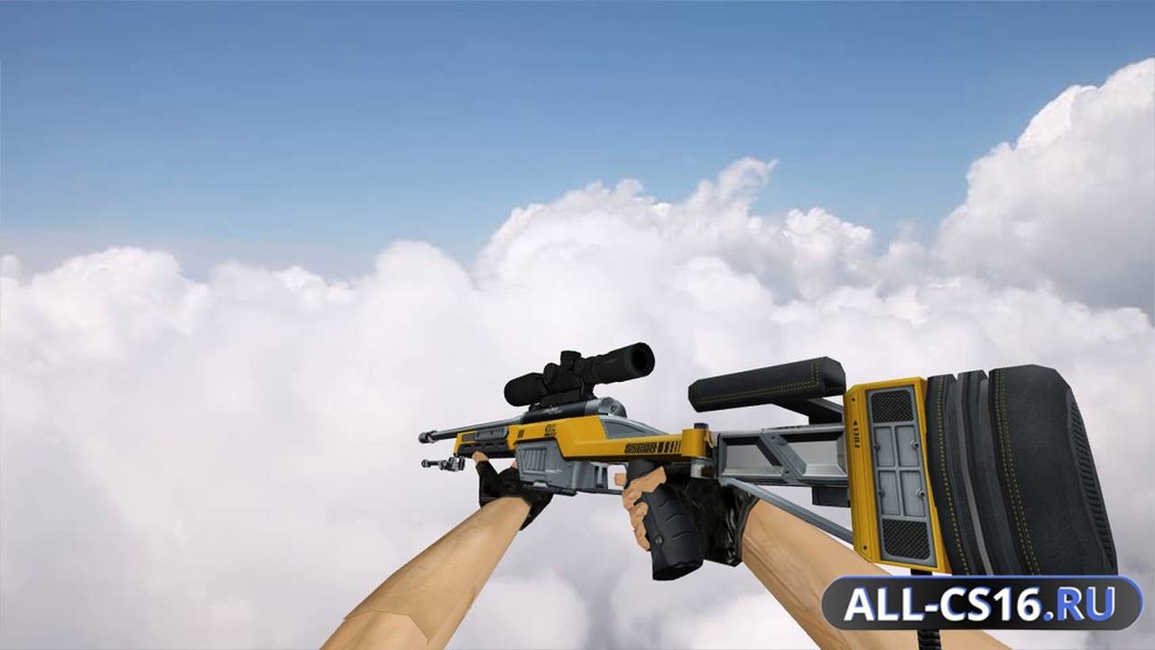 Модель оружия для CS 1.6 - Scout SSG-08 Supercharged