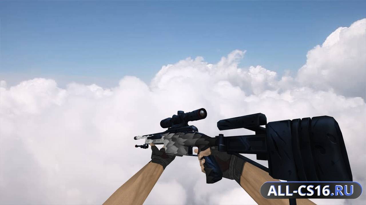Модель оружия для CS 1.6 - Scout SSG-08 White Fang