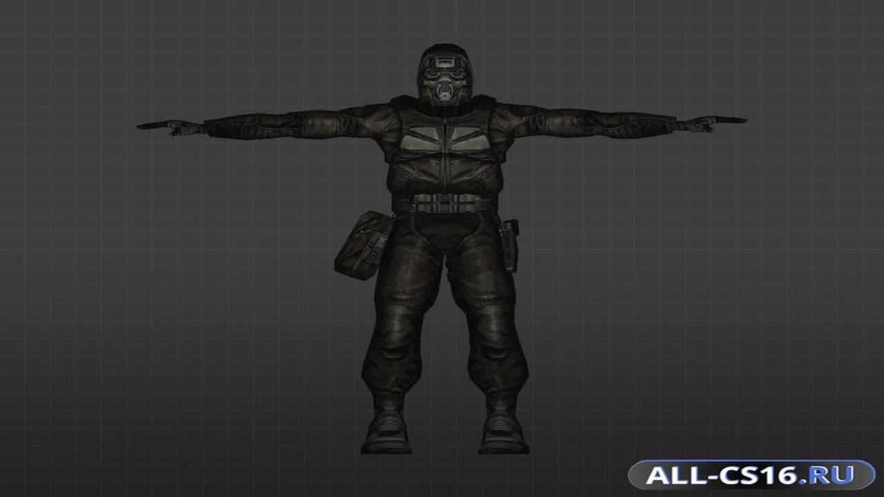 Модель игрока для CS 1.6 - Сталкер