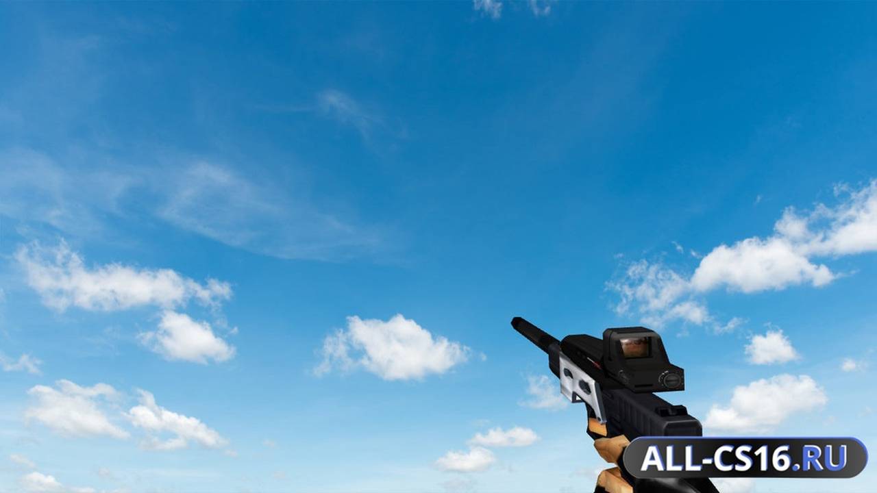 Модель оружия для CS 1.6 - Glock Suppressed Glock
