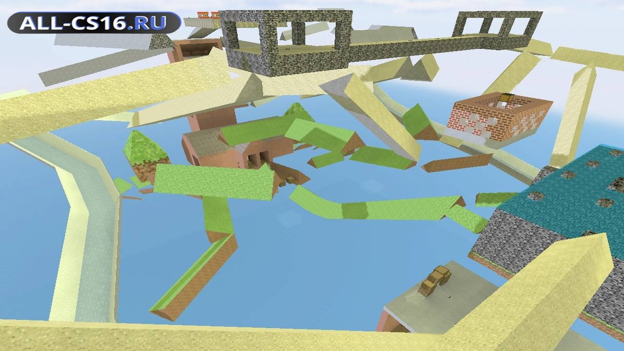 Карта «surf_minecraft_fabi» для CS 1.6 для CS 1.6