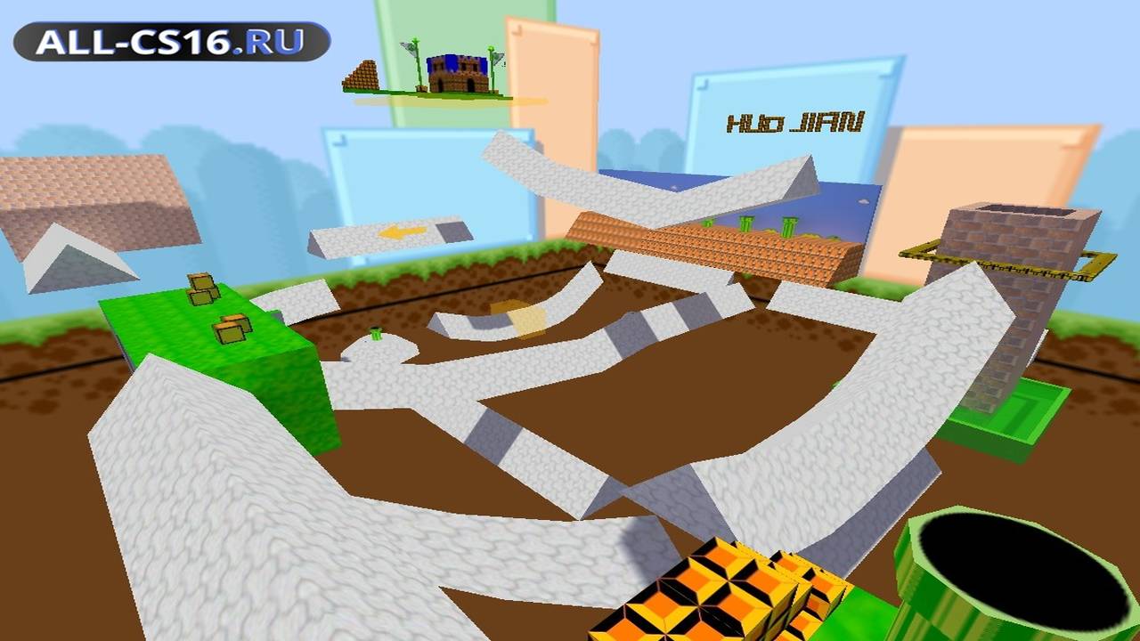 Карта «surf_super_mario» для CS 1.6 для CS 1.6