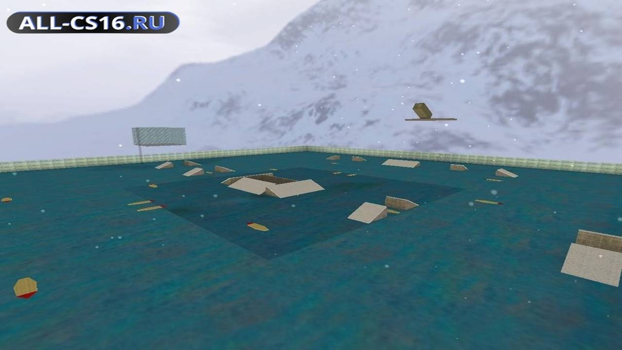 Карта «surf_water_ramps (bug fixed)» для CS 1.6 для CS 1.6