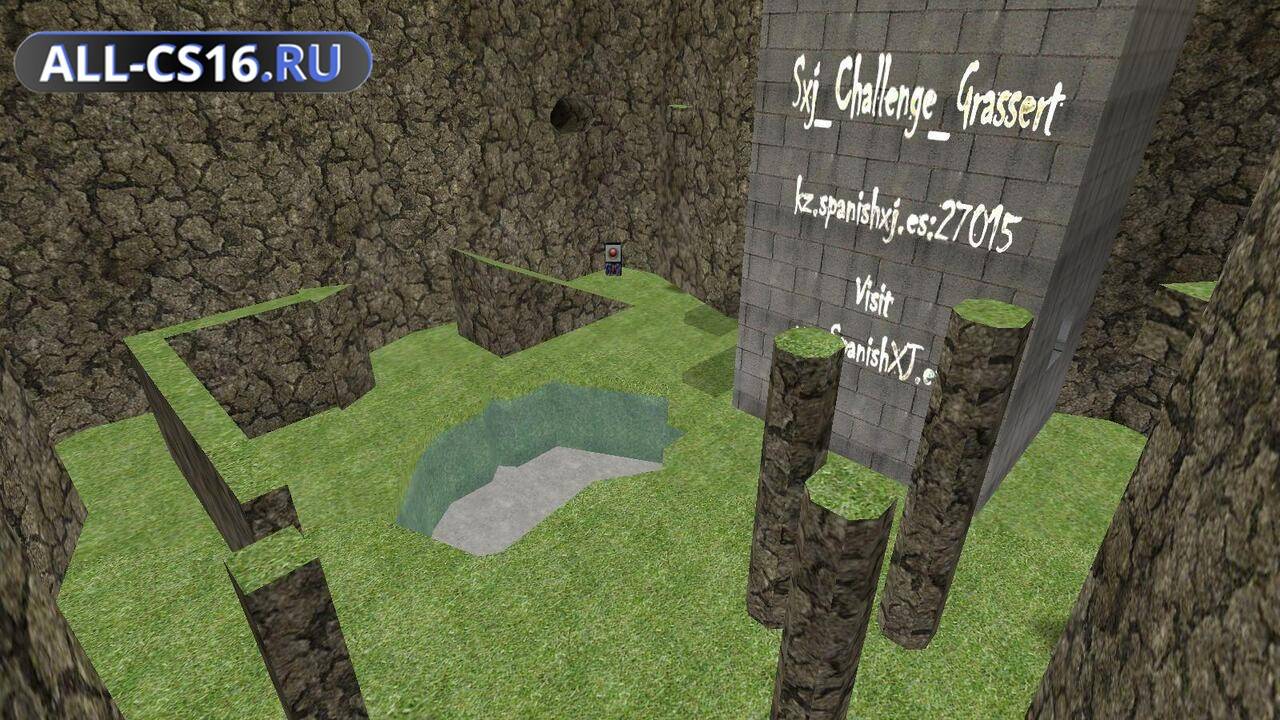 Карта «sxj_challenge_grassert» для CS 1.6 для CS 1.6