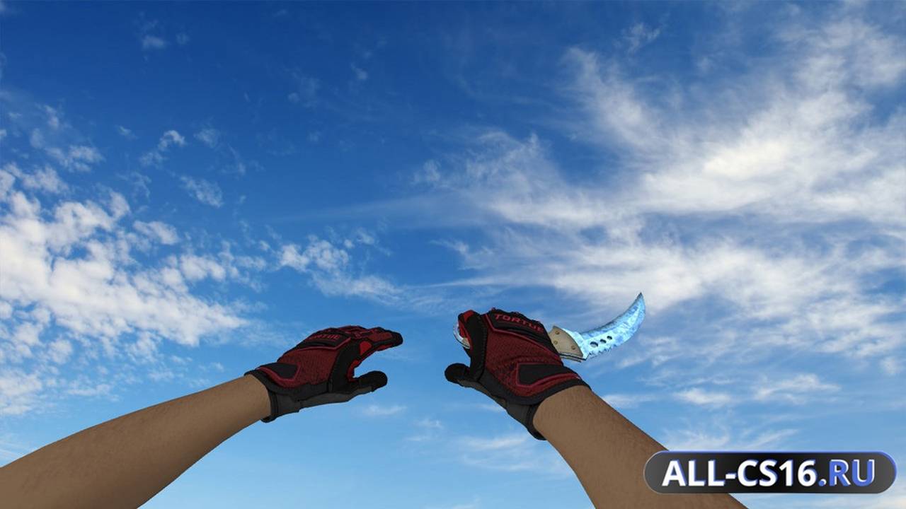Модель оружия для CS 1.6 - Talon Knife Ice