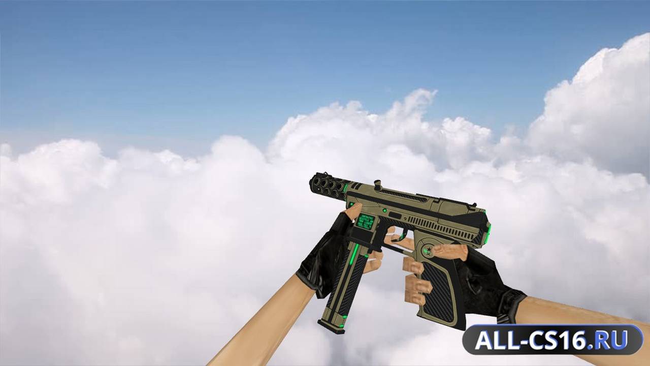 Модель оружия для CS 1.6 - TMP TEC-9 Cyber