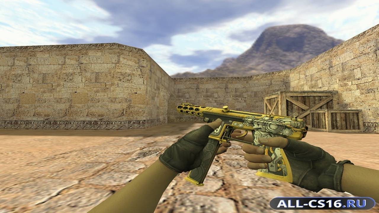 Модель оружия для CS 1.6 - MAC-10 TEC-9 Кибернетический
