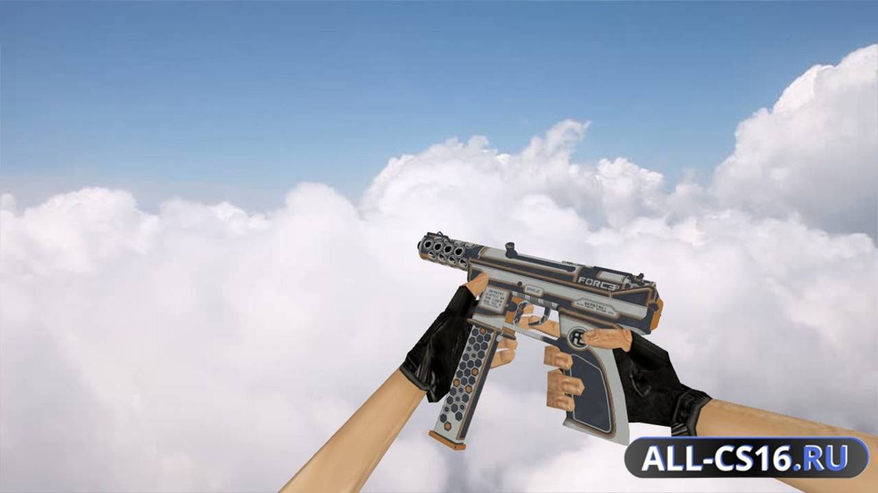 Модель оружия для CS 1.6 - TMP TEC-9 Force Orange