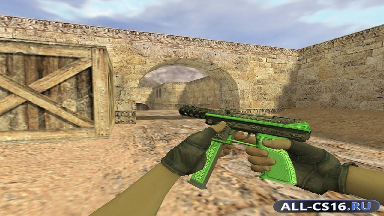 Модель оружия для CS 1.6 - MAC-10 TEC-9 Мистер Грин