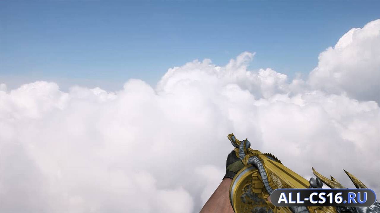 Модель оружия для CS 1.6 - UMP-45 Thompson-Infernal Dragon Dragon Noble Gold