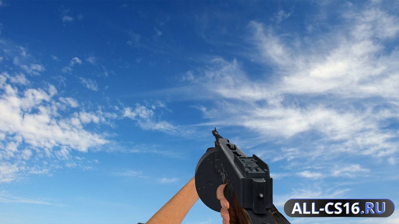 Модель оружия для CS 1.6 - P90 Томми-ган