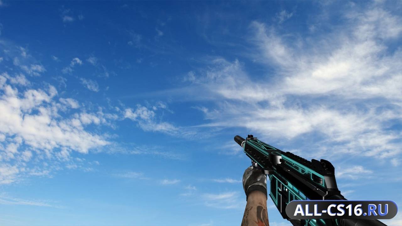 Модель оружия для CS 1.6 - P90 TRON AR57