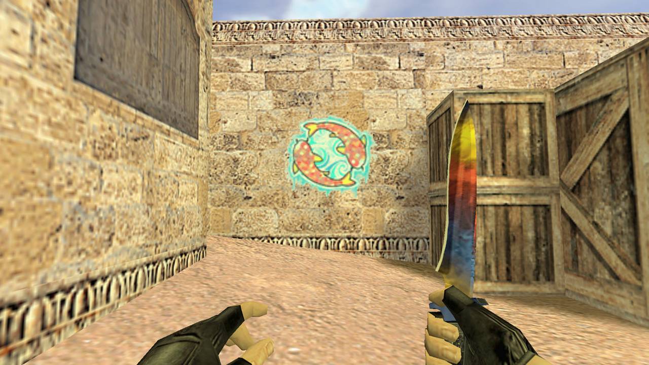 Граффити для CS 1.6 - Карпы-близнецы