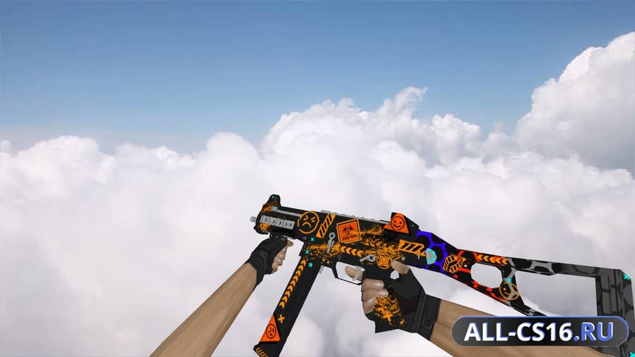 Модель оружия для CS 1.6 - UMP-45 UMP-45 Angry Emoji