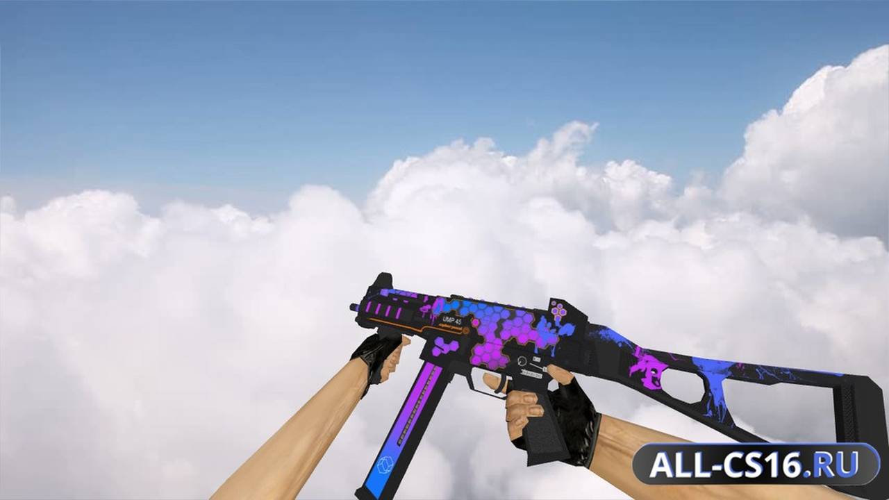 Модель оружия для CS 1.6 - UMP-45 UMP-45 Cyberpunk