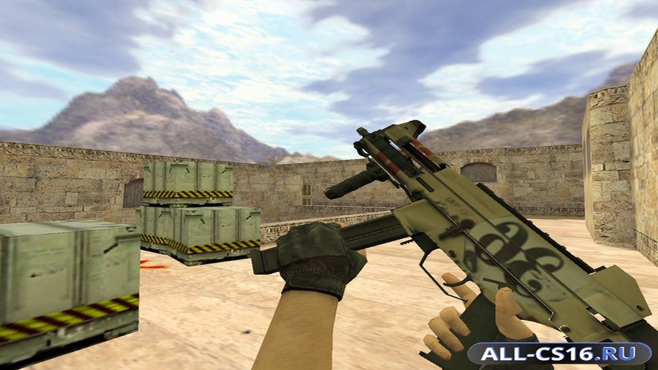 Модель оружия для CS 1.6 - UMP-45 UMP-45 Гран-при