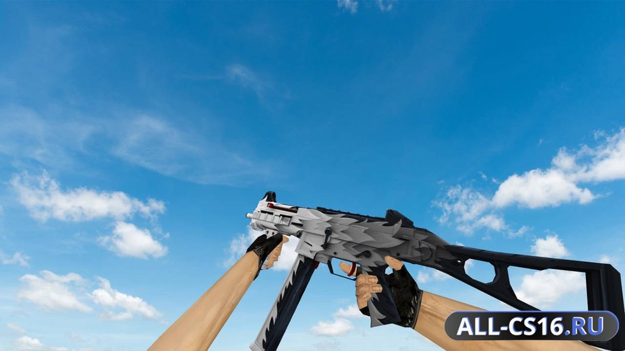 Модель оружия для CS 1.6 - UMP-45 UMP-45 White Fang