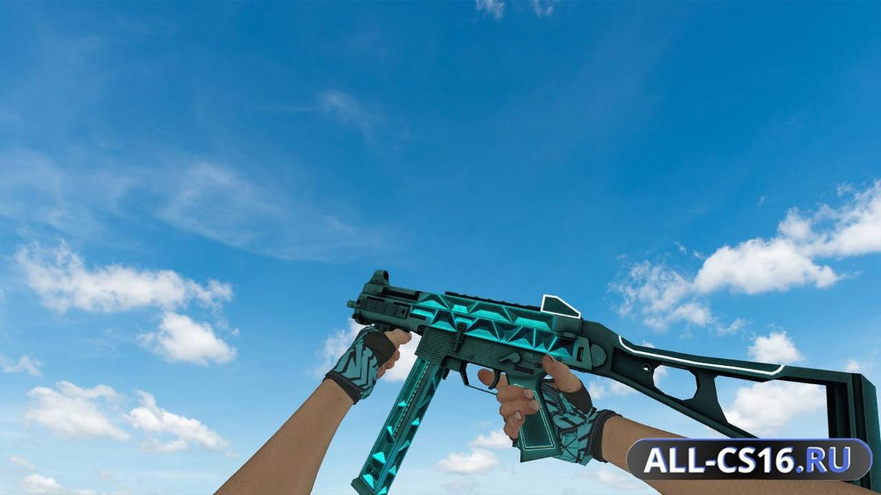 Модель оружия для CS 1.6 - UMP-45 UMP | Каркас