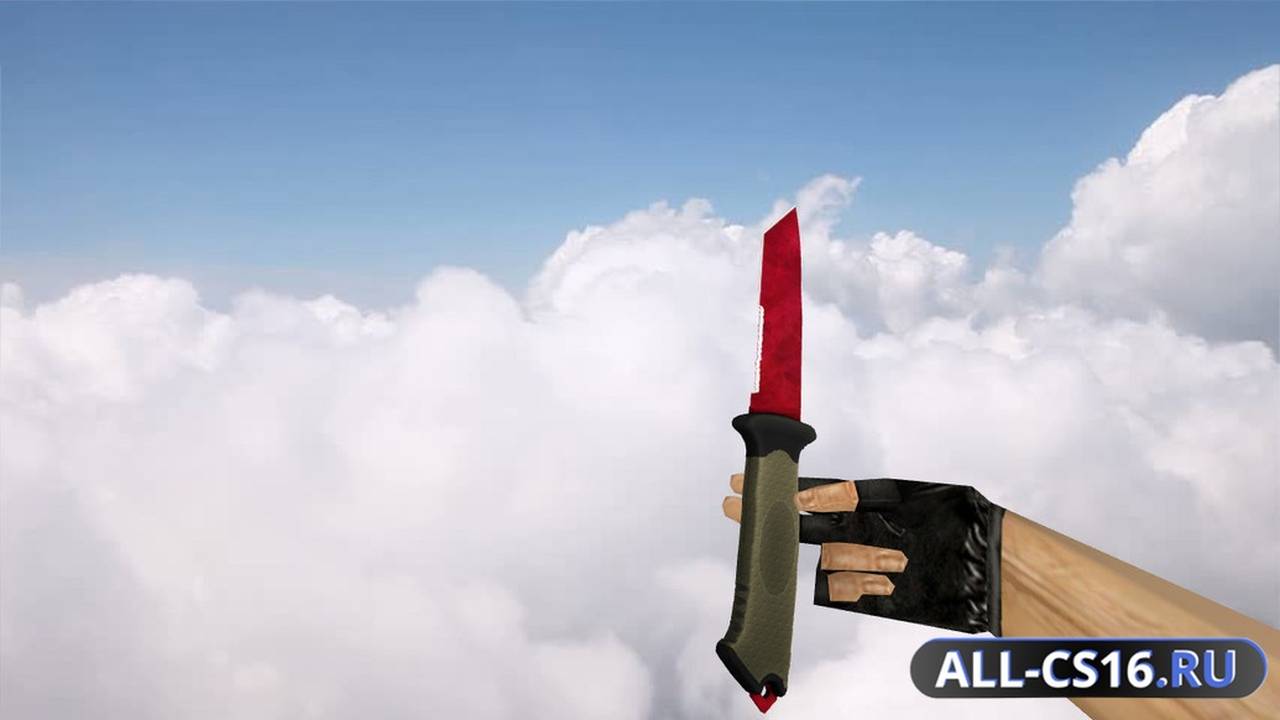 Модель оружия для CS 1.6 - Ursus Knife Ruby