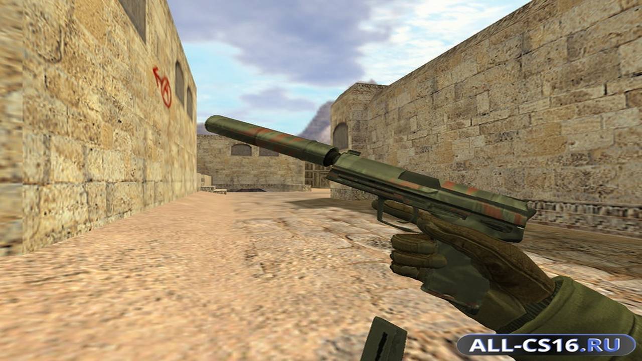 Модель оружия для CS 1.6 - USP USP Кровавый тигр