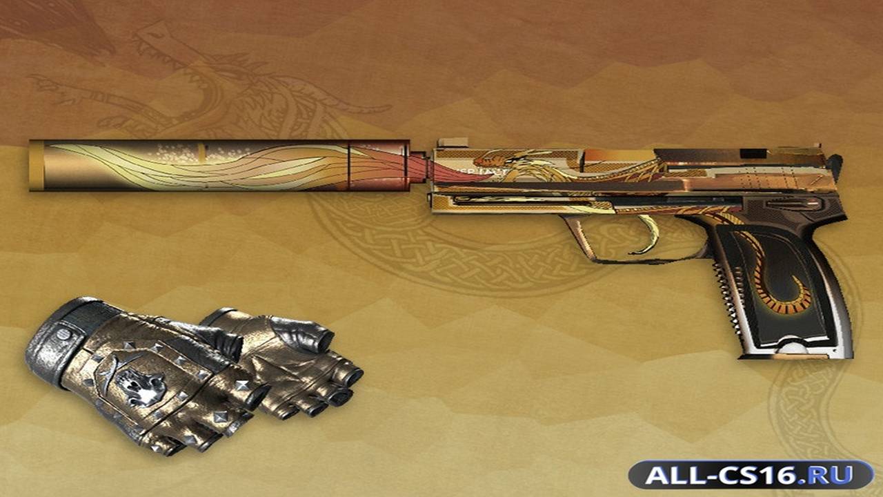 Модель оружия для CS 1.6 - USP Драгон Лор