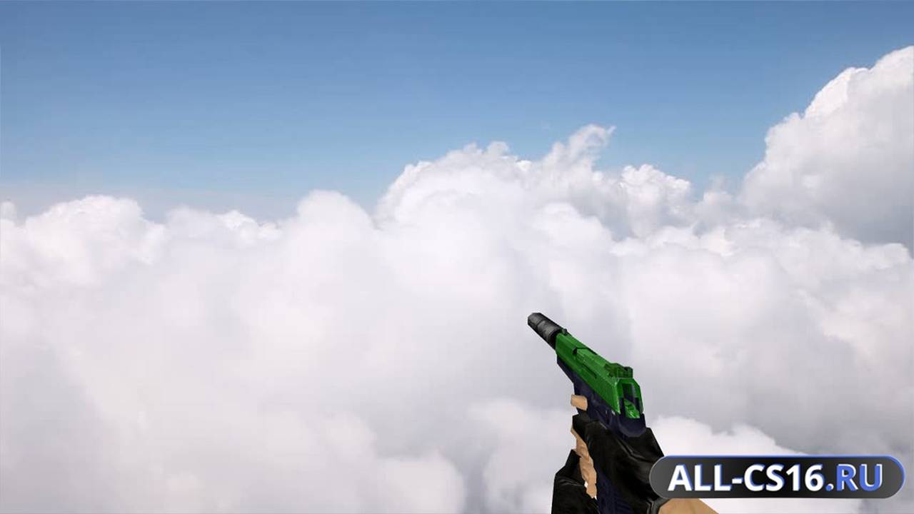Модель оружия для CS 1.6 - USP USP | Зеленое яблоко