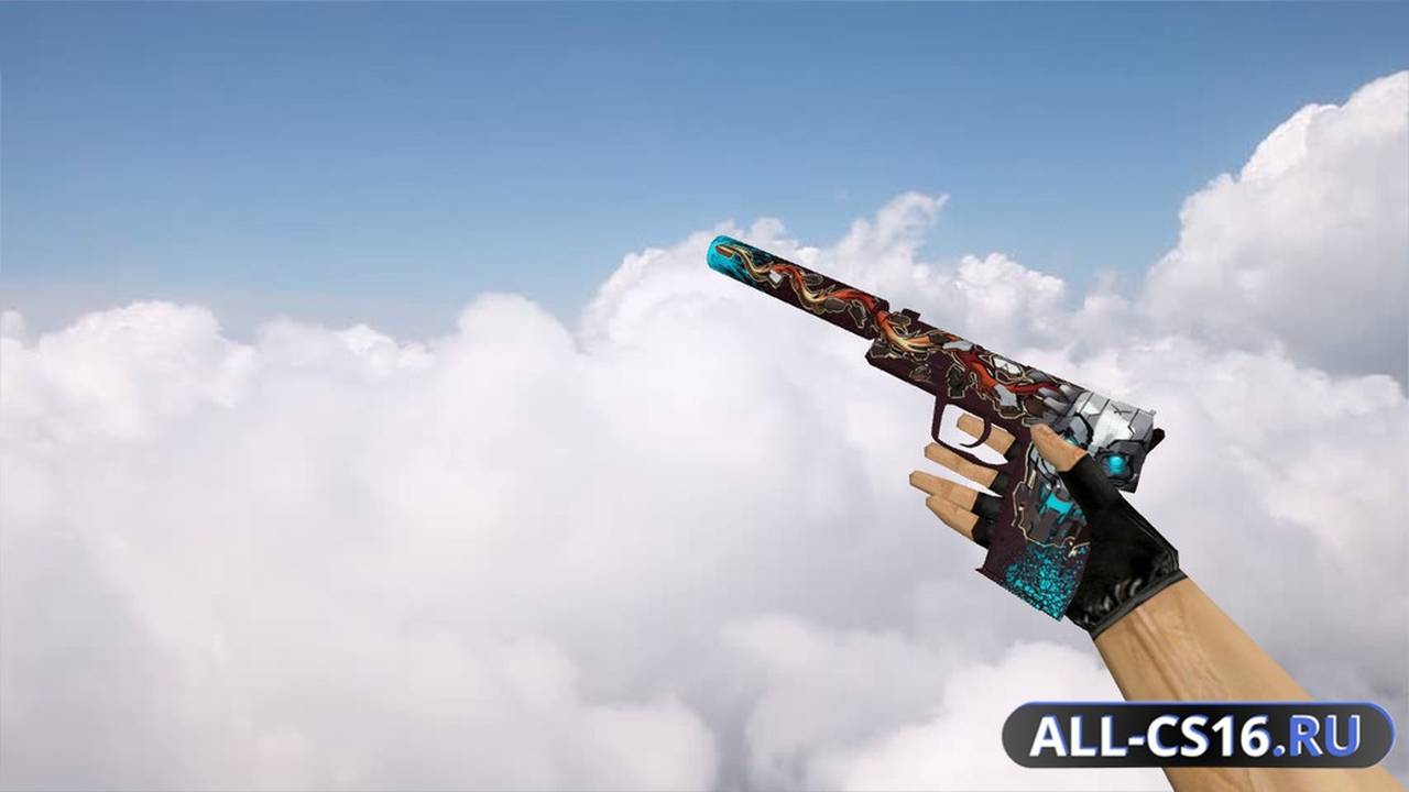 Модель оружия для CS 1.6 - USP USP Kill Confirmed Cyborg