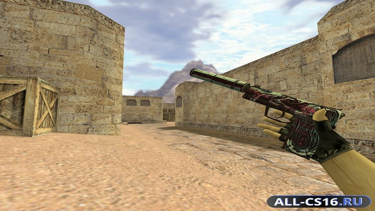 Модель оружия для CS 1.6 - USP USP Неонуар