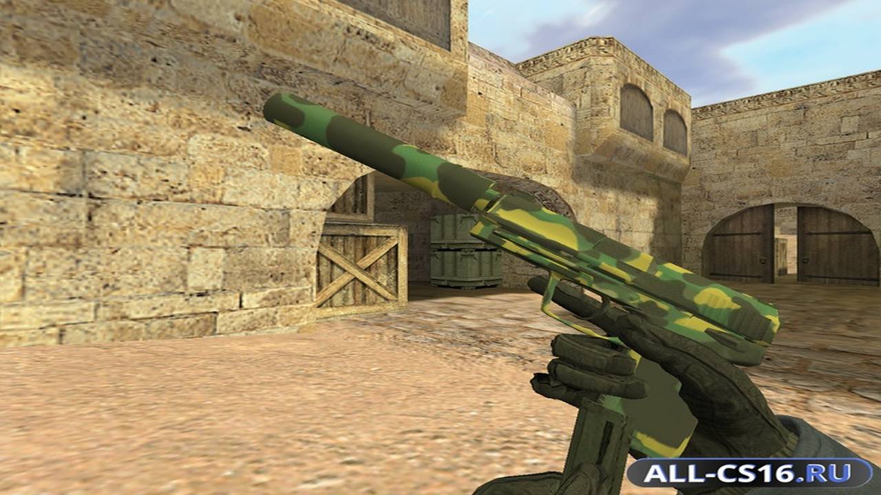 Модель оружия для CS 1.6 - USP USP Камуфляж