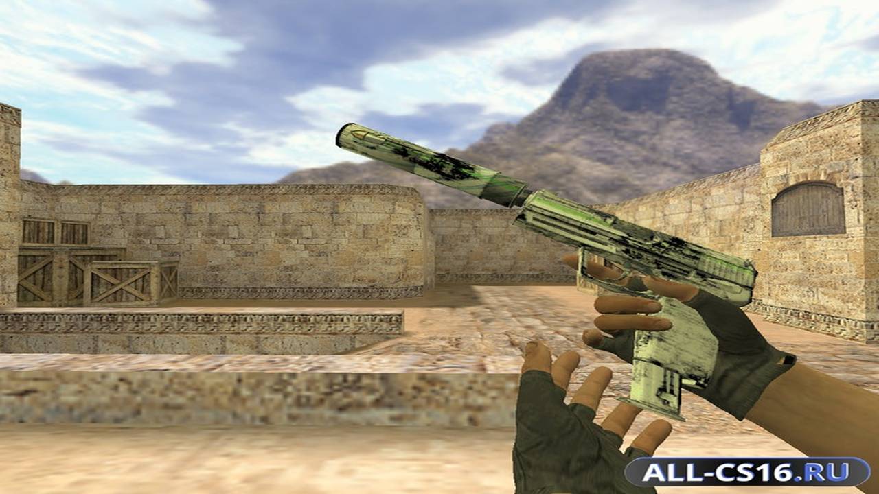Модель оружия для CS 1.6 - USP USP Следы асфальта