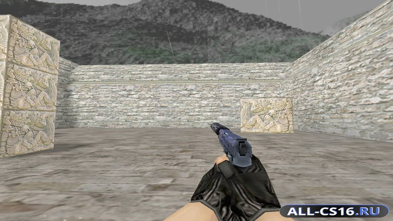 Модель оружия для CS 1.6 - USP USP-S | Чёрный лотос (Black Lotus)