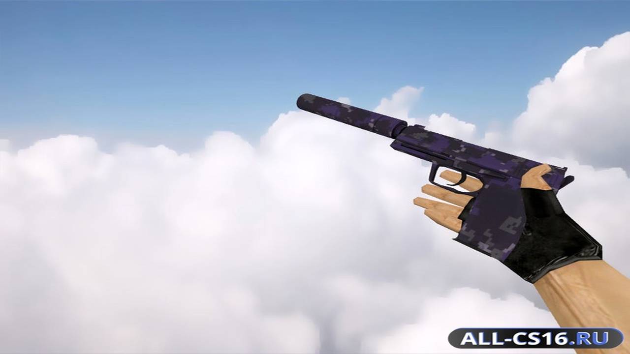 Модель оружия для CS 1.6 - USP Фиолетовый