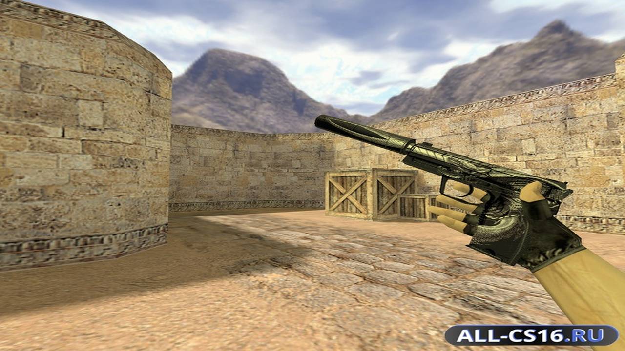 Модель оружия для CS 1.6 - USP USP Серебряный змей