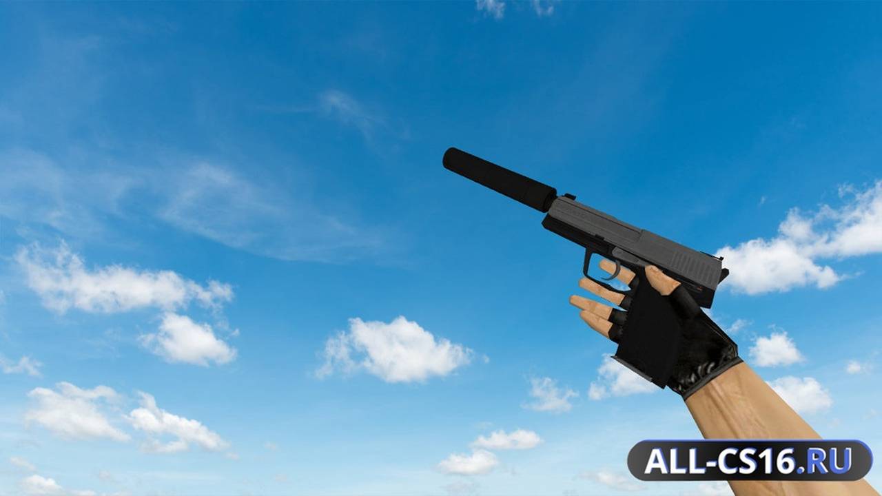 Модель оружия для CS 1.6 - USP USP | Нержавейка